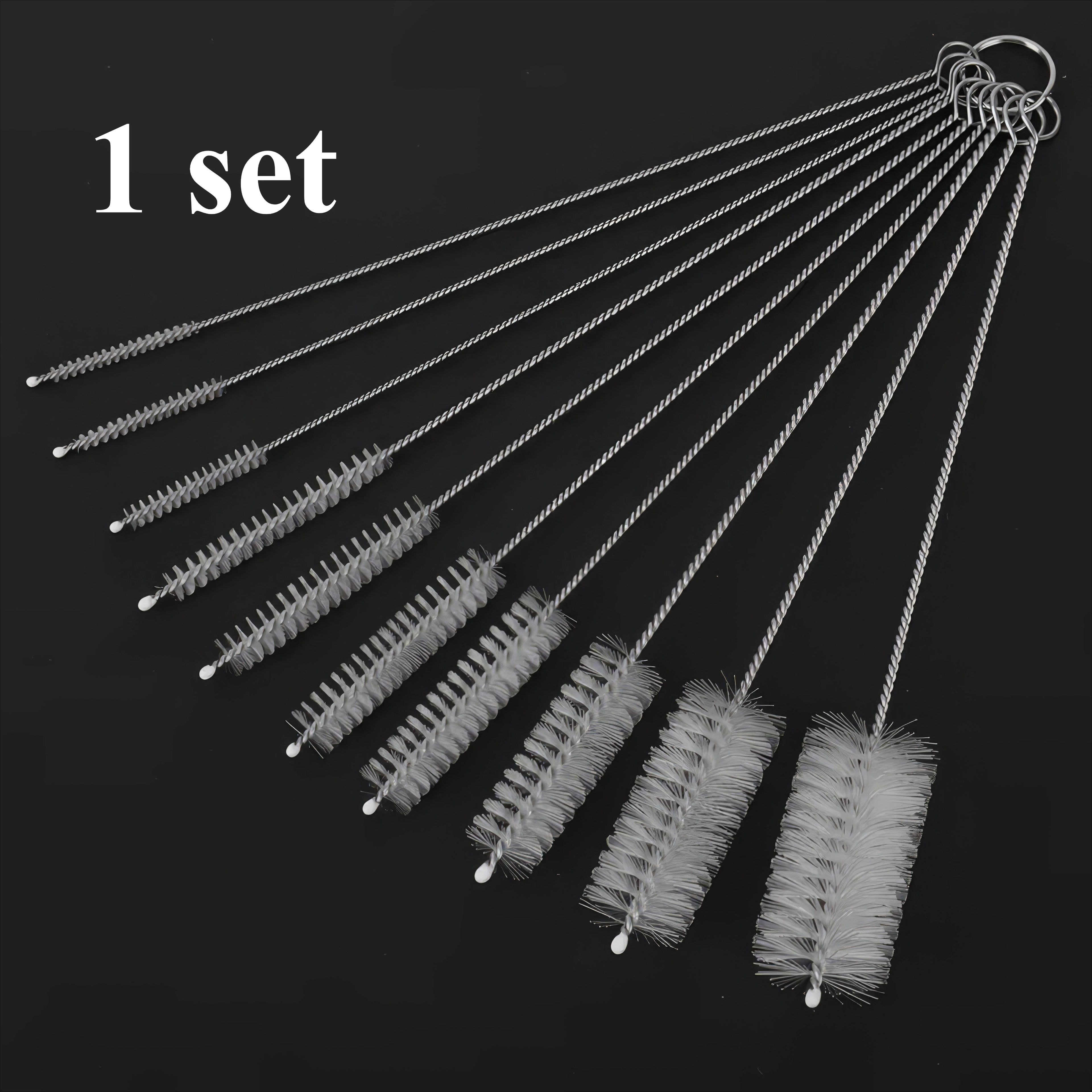 Set of Straw Cleaning Brushes