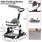 Multifunctional Baby Walker With Sunshade and Seat