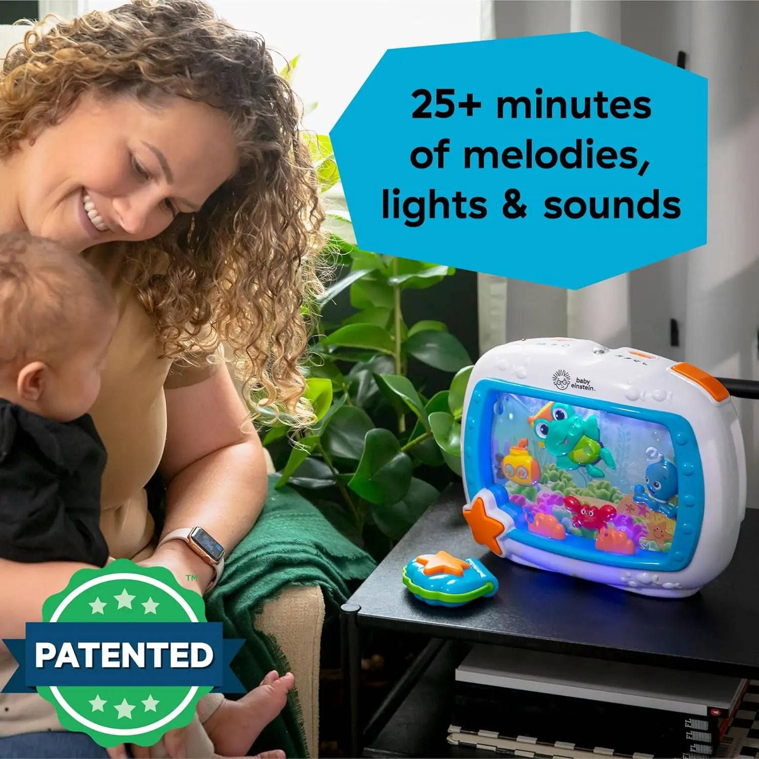 Musical Calming Lights & Ocean Sounds, Remote Control