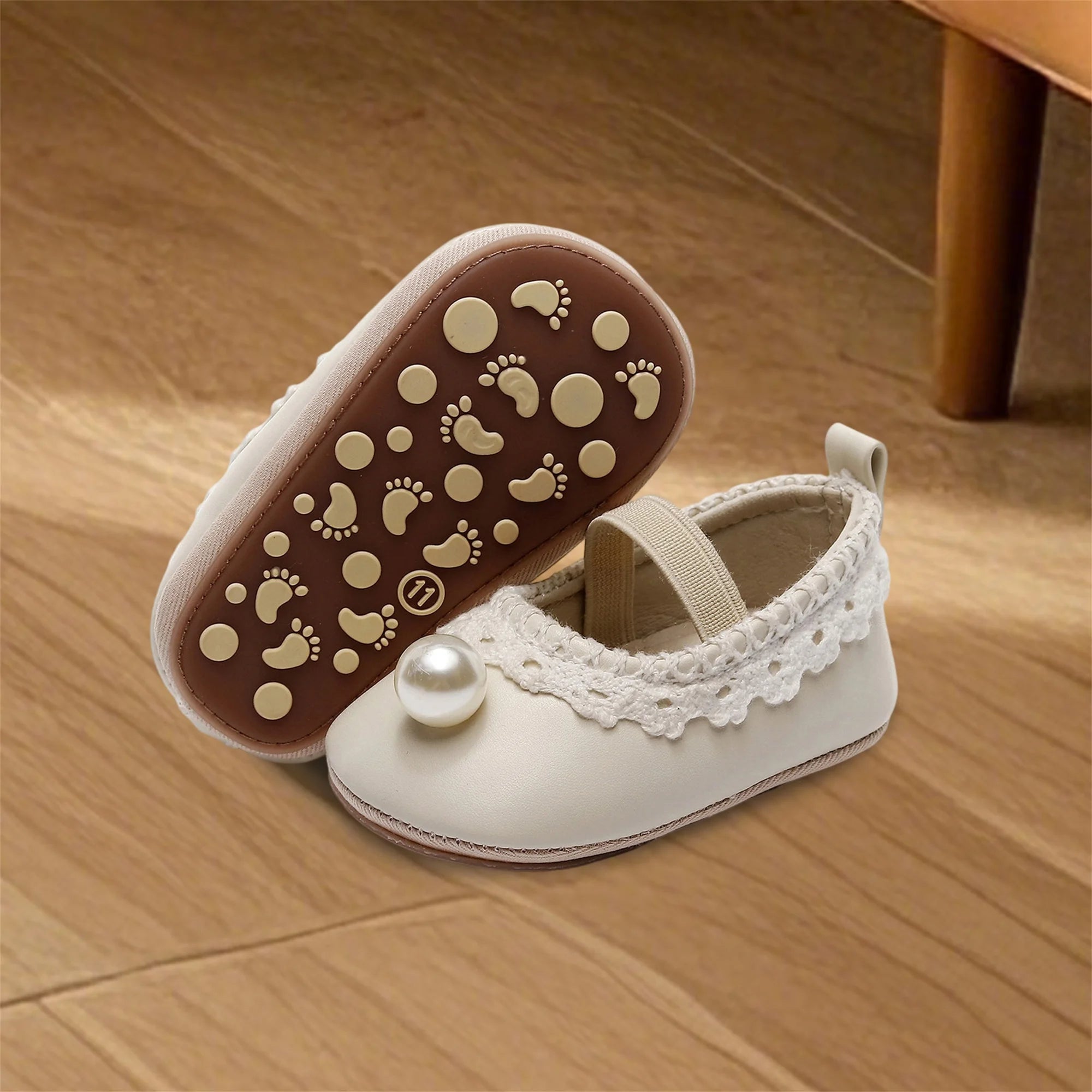 Infant Girls Sparkly Sequin Mary Jane Shoes
