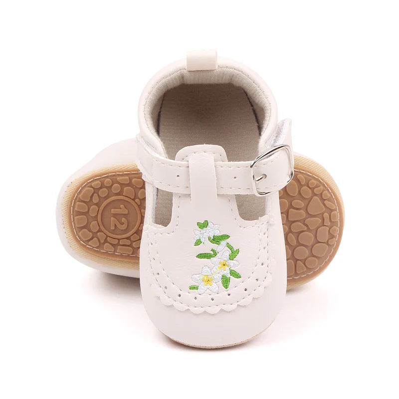 Baby Girls Bowknot Mary Jane Shoes