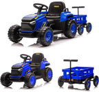 Ride on Tractor with Detachable Garden Cart