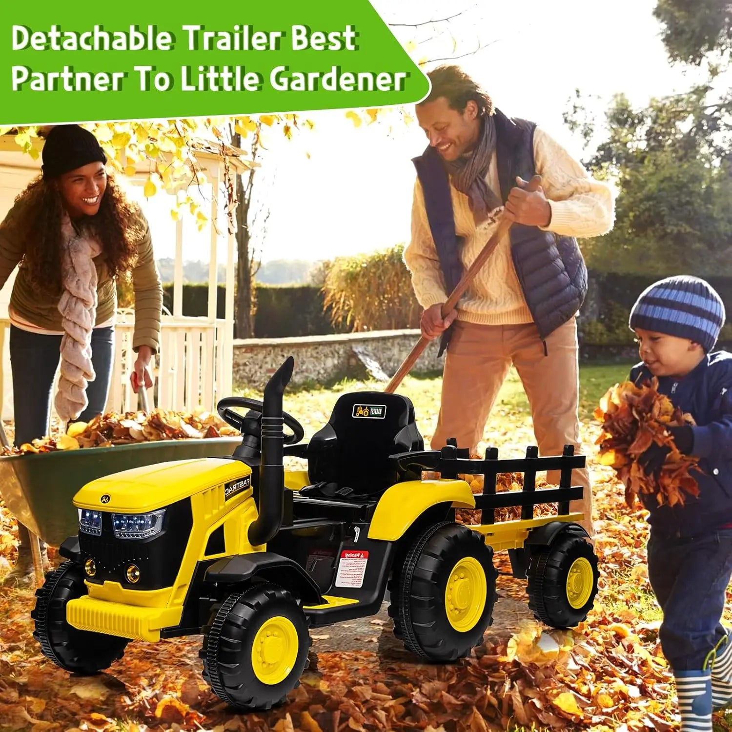 Battery Powered Kids Ride On Tractor Toys