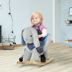 Giraffe Frog Bear Bunny Swan Horse Rocking Chair with Music Safety Belt