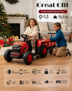 Ride on Tractor with Detachable Garden Cart