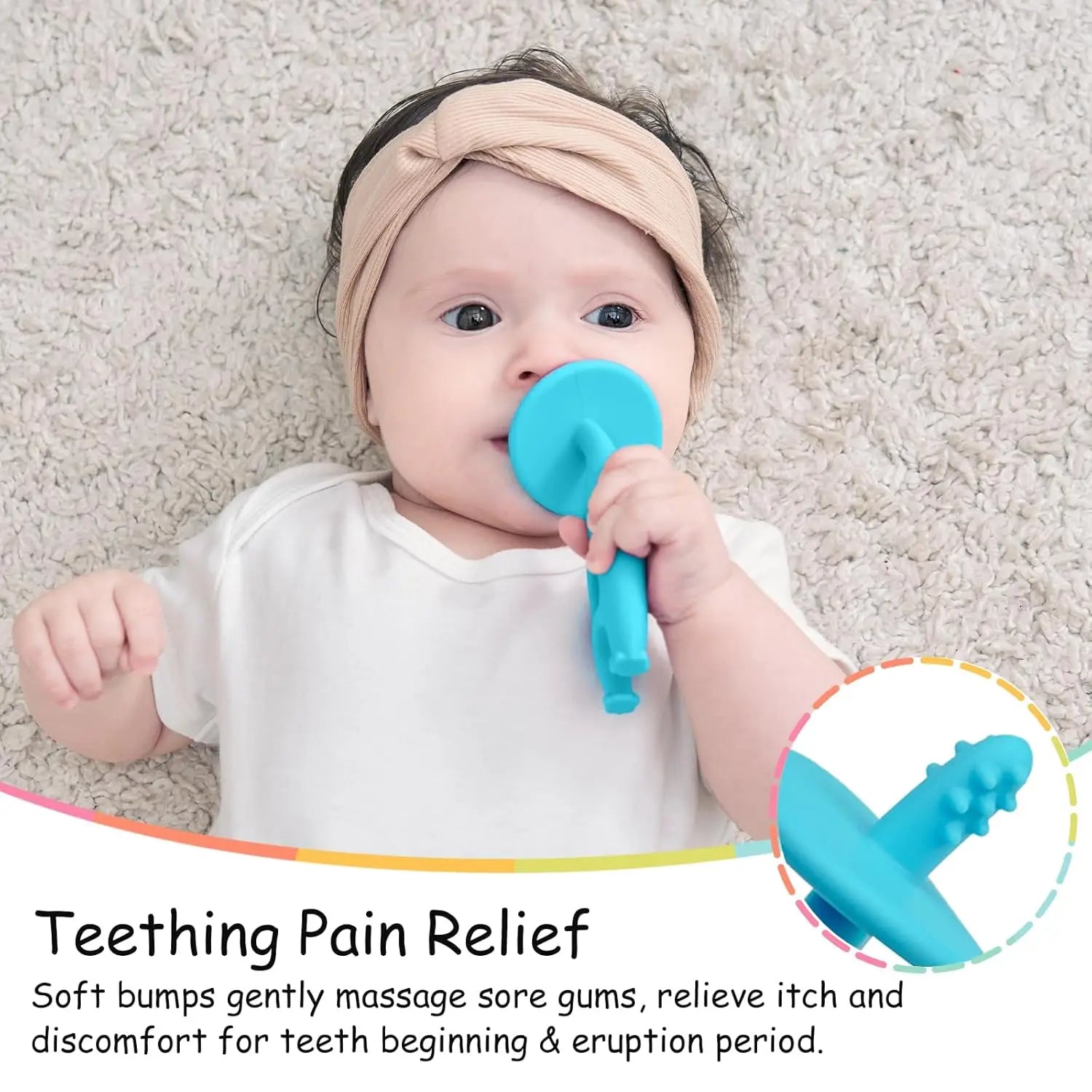 Soft Silicone Baby Teether Toy