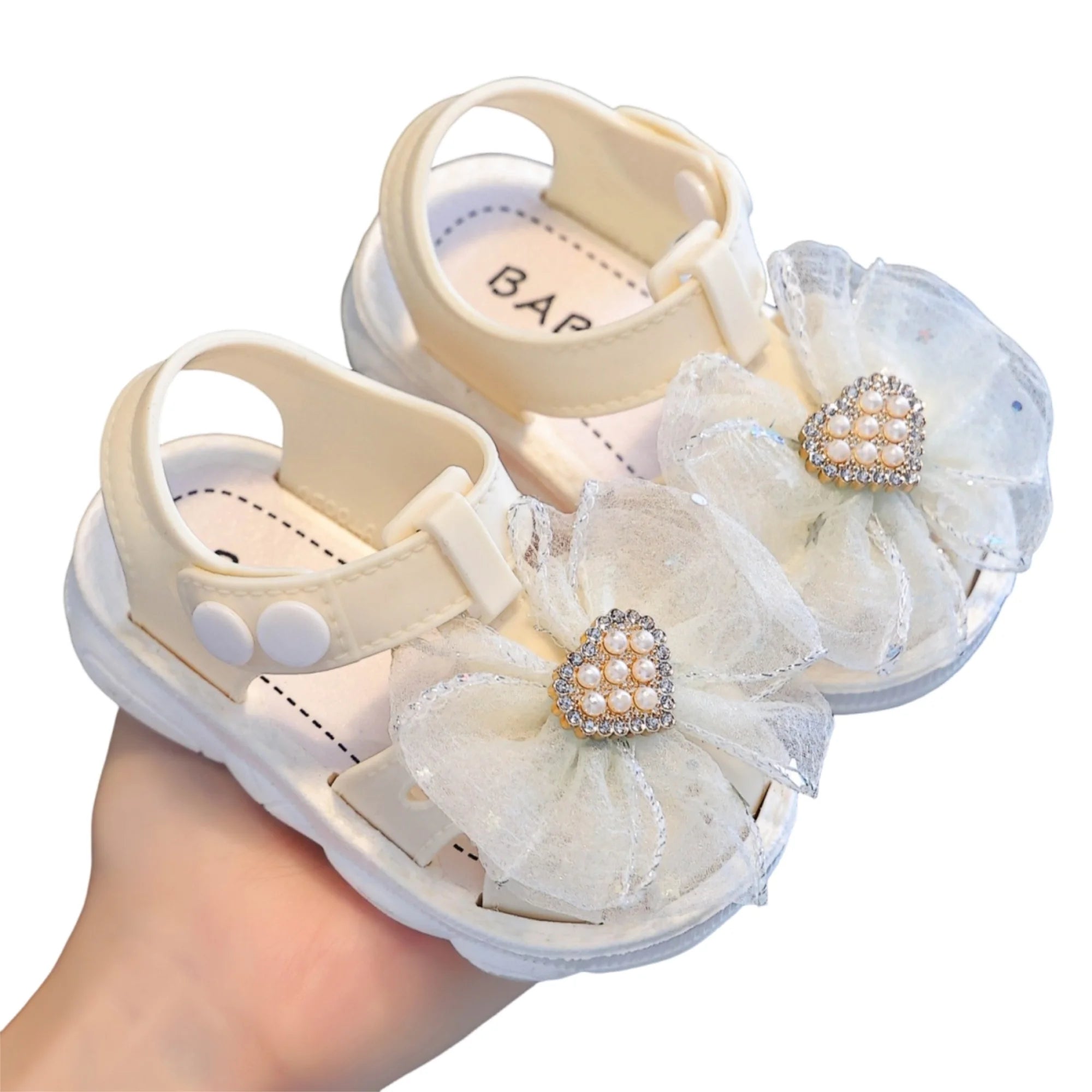 Toddler Girl Sparkle Glitter Bowknot Sandals