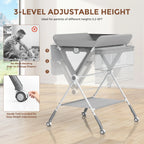 Baby Changing Table Foldable Changing Table Wheels