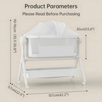 Automatic Rocking Bassinet Baby Cradle with Music And Lights