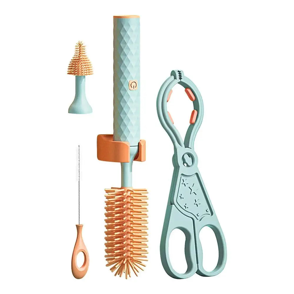 Electric Silicone Bottle and Pacifier Brush