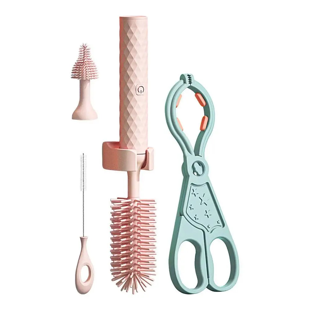 Electric Silicone Bottle and Pacifier Brush
