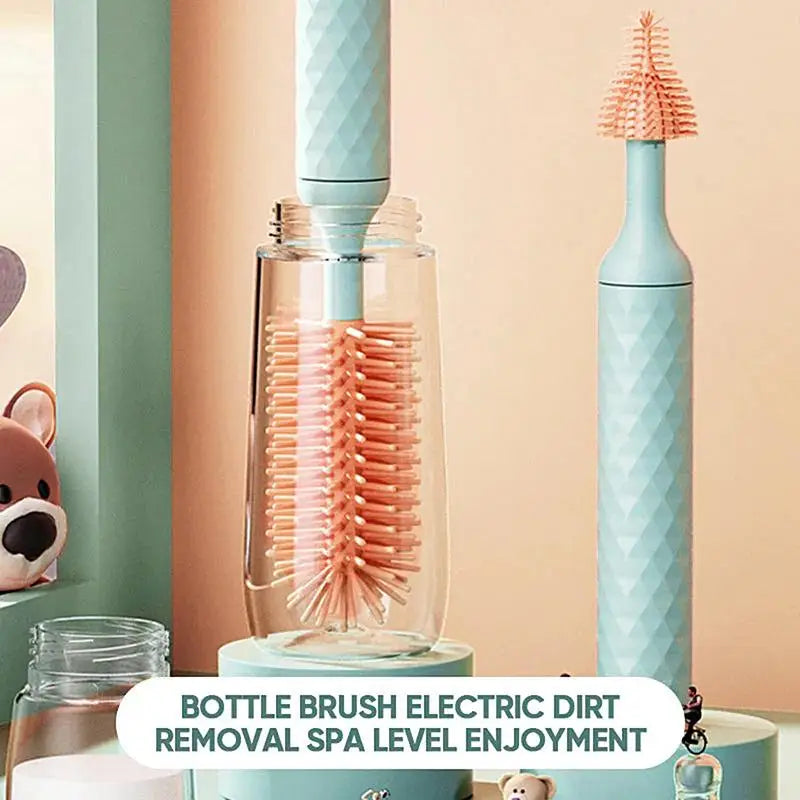 Electric Silicone Bottle and Pacifier Brush