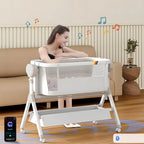 Automatic Rocking Bassinet Baby Cradle with Music And Lights