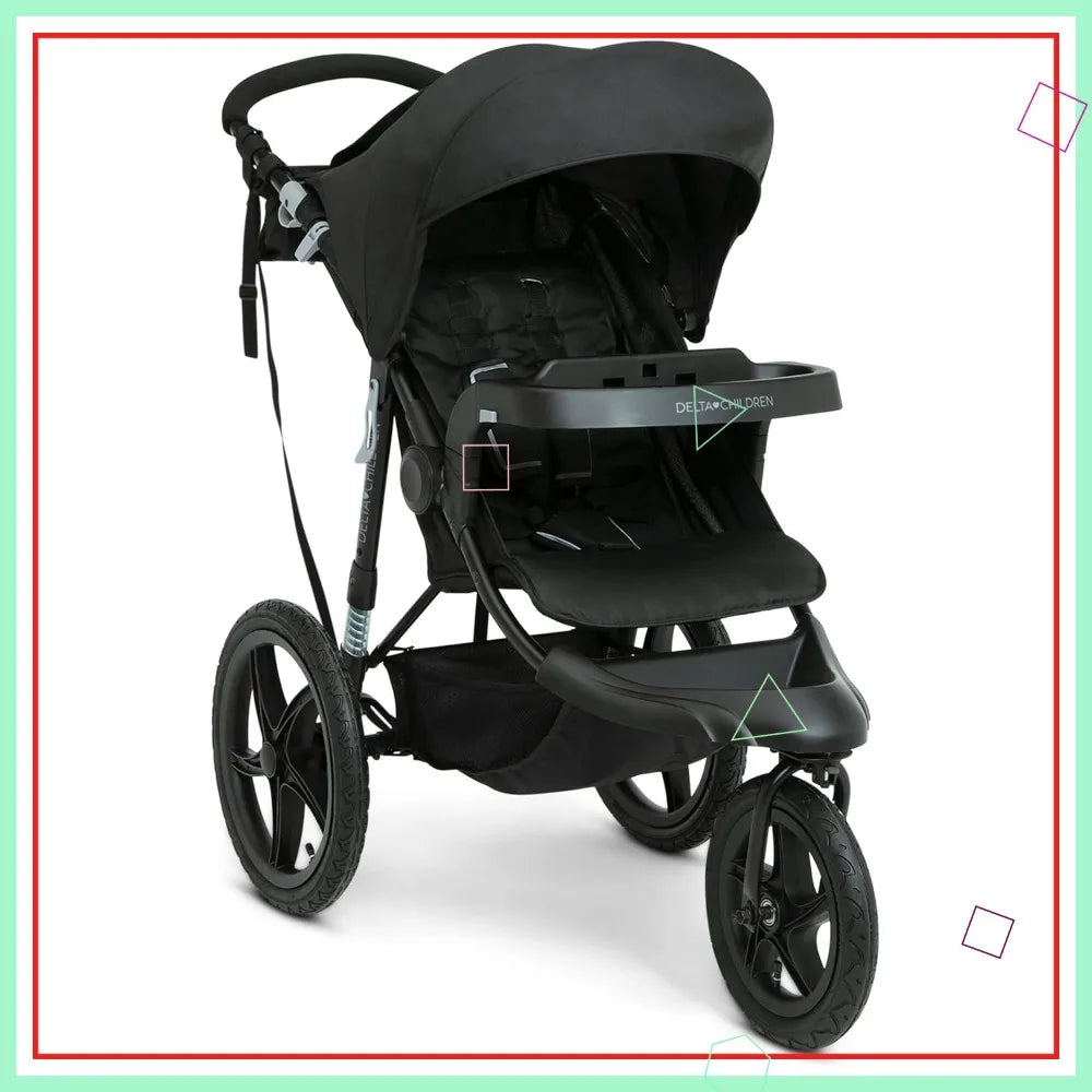 Jogging Stroller with Large Canopy