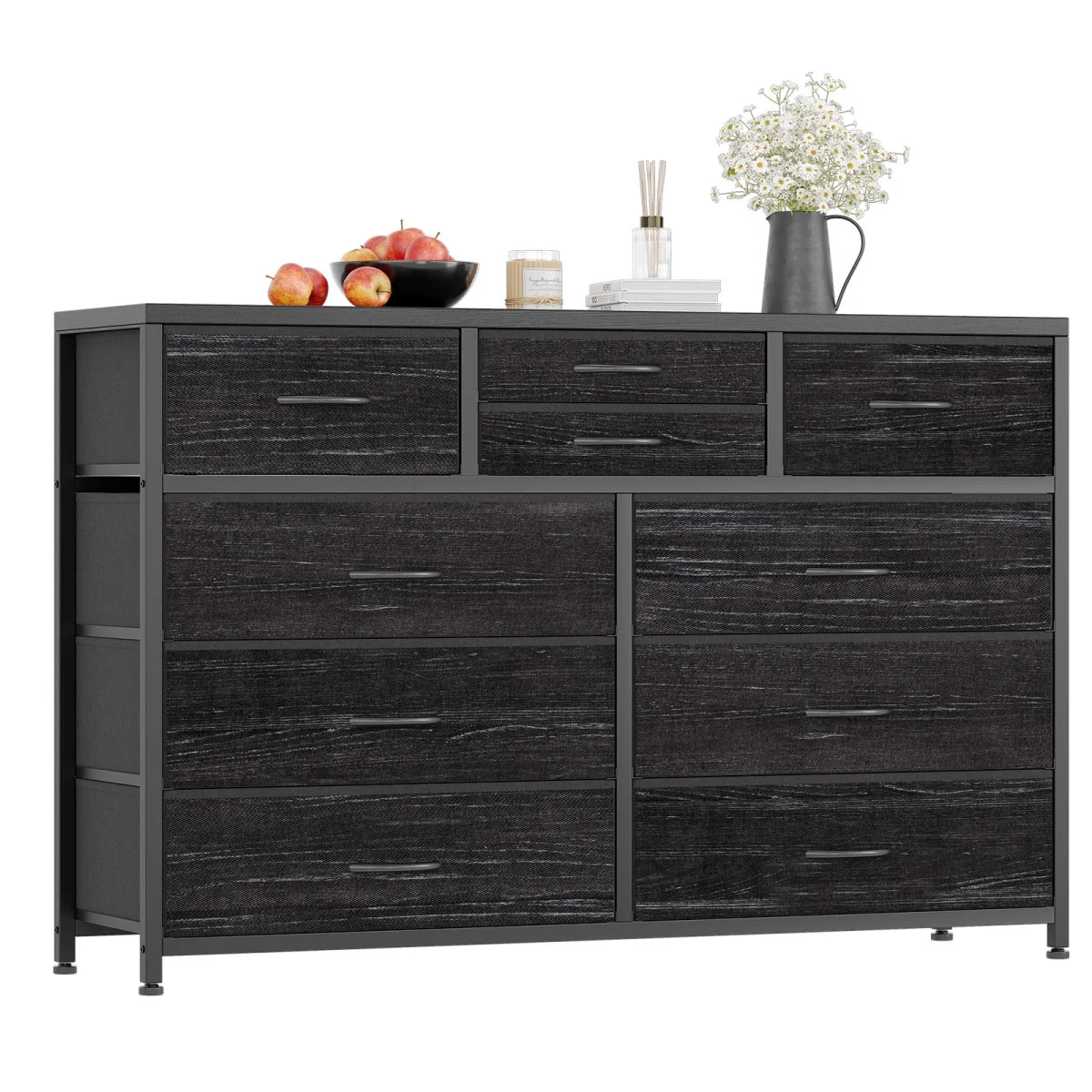 Dresser With Drawers TV Stand Entertainment Center
