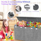Extra Large 40" Collapsible Toy Box with Lid