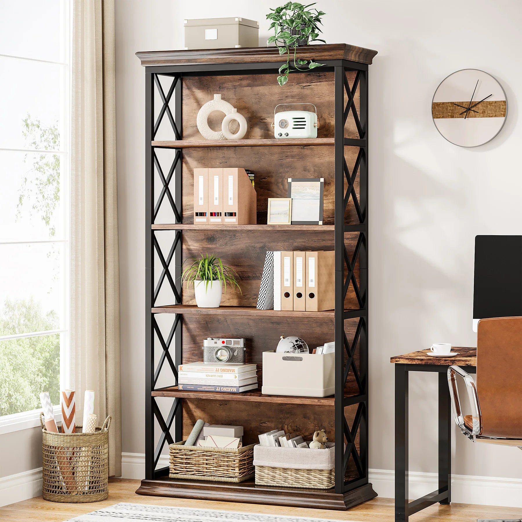 Industrial Bookshelves And Bookcases, Floor Standing