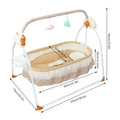 Electric Cradle Foldable w/ Music Dual Control, Mosquito Net