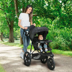 Jogging Stroller with Large Canopy