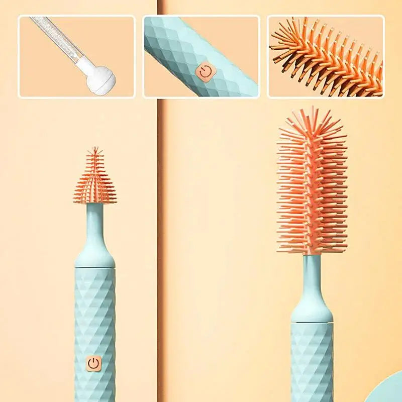 Electric Silicone Bottle and Pacifier Brush