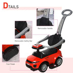Kids 3 in1 Push Car Ride-On Stroller