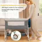 Bassinet Bedside Sleeper with Wheels