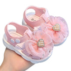 Toddler Girl Sparkle Glitter Bowknot Sandals