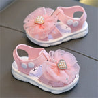 Toddler Girl Sparkle Glitter Bowknot Sandals